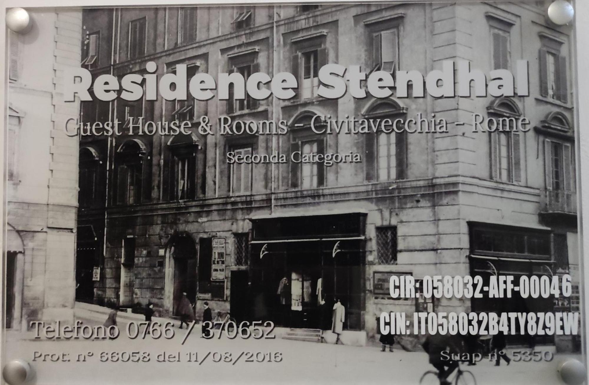 Residence Stendhal Guest House Чивитавекия Екстериор снимка
