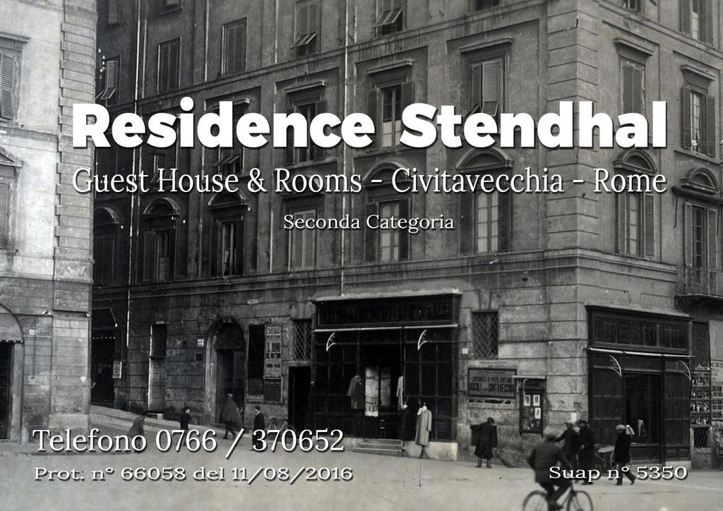 Residence Stendhal Guest House Чивитавекия Екстериор снимка